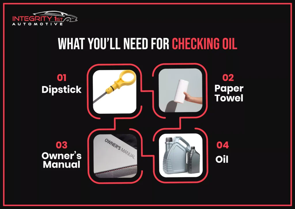 how to check engine oil