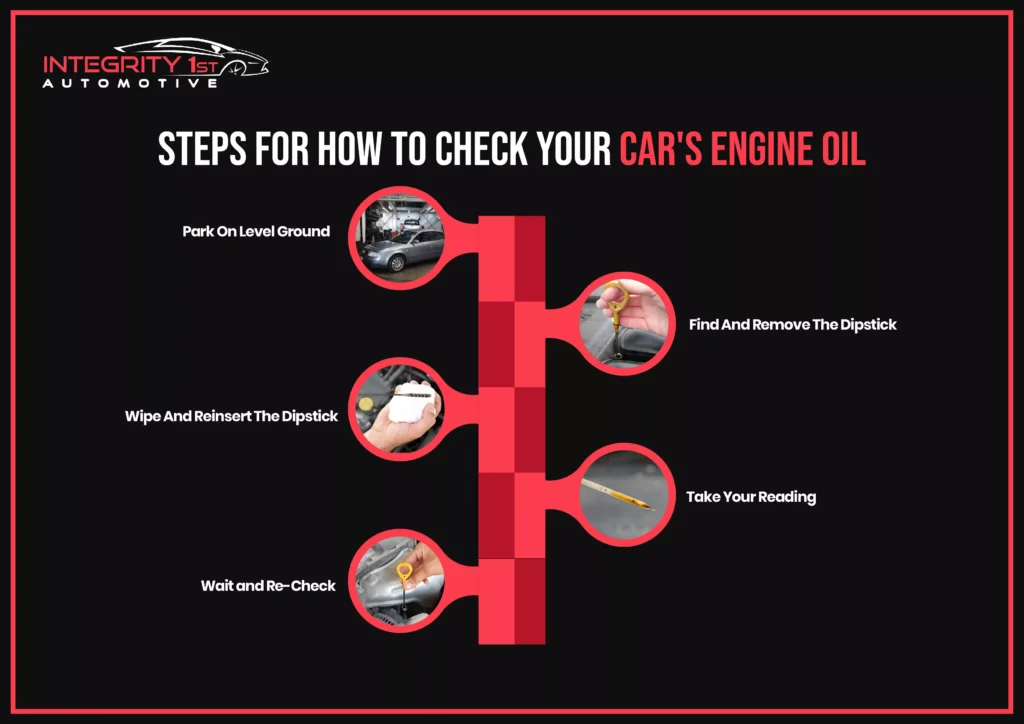 how to check oil in car