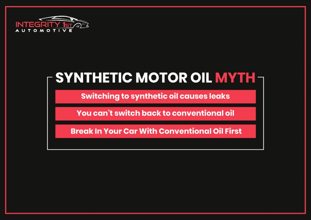 switch to synthetic oil
