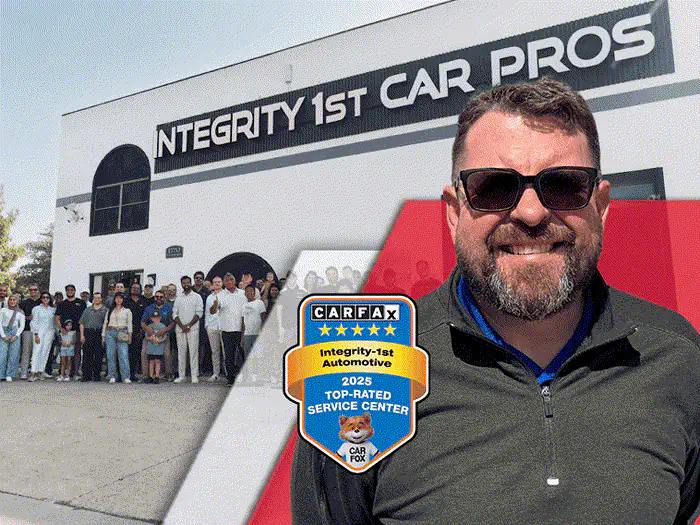 The manager of the Davenport Road, Dallas Integrity 1st Car Pros shop, outside the building